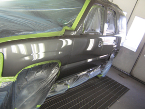 After a couple coats of clear, this Tahoe’s ready to roll.