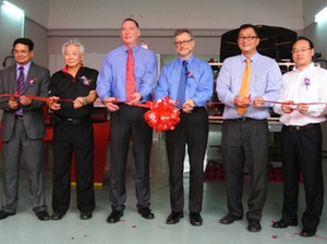 The Chief Automotive Technologies team of (from left to right) Surya Prakash, Stephen Wong, Steve Slaughter, Lee Daugherty, Jason Hans and Li Xun recently helped the company open a new training and specification center in Kuala Lumpur, Malaysia. The facility will give Chief greater access to vehicles built in the Asia-Pacific region for measuring, providing customers with better collision repair specs.