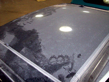 roof panels on fords are now adhesively bonded or rivet bonded using urethane similar to the kind used for windshields.

