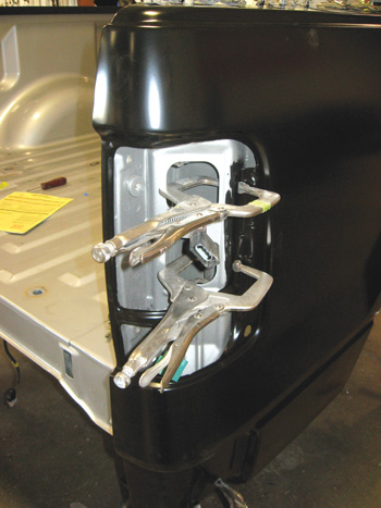 In some vehicles, adhesive bonding is now being recommended over MIG brazing.