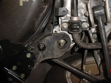 there’s a shift in the front suspension crossmember due to the vehicle running off the road. the result is unequal camber in the front wheels, causing a slight pull. the cradle must be repositioned so it’s symmetrically square to the center line of the bo
