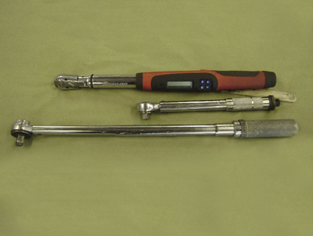 photo 2: having the proper torque wrenches and specifications is key to a safe and successful repair.