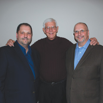 (Left to right) Dan Nagy, Dave Nagy and Ron Nagy.