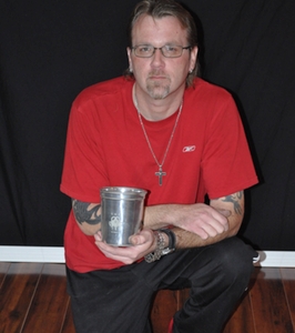ronnie espig and his green cup