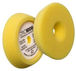 A 6-inch yellow DRC1000 pad. 