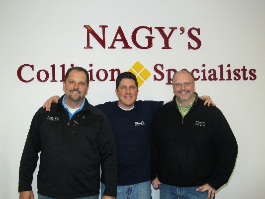 you wouldn’t want to meet any of these guys in a dark alley – (l to r) dan nagy, jason stahl and ron nagy.